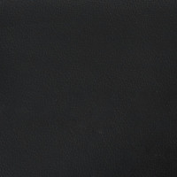 Produktbild för Fåtölj med fotpall svart 60 cm konstläder