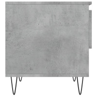 Produktbild för Soffbord betonggrå 50x46x50 cm konstruerat trä