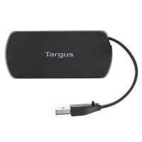 Miniatyr av produktbild för Targus ACH114EU gränssnittshubbar USB 2.0 480 Mbit/s Svart