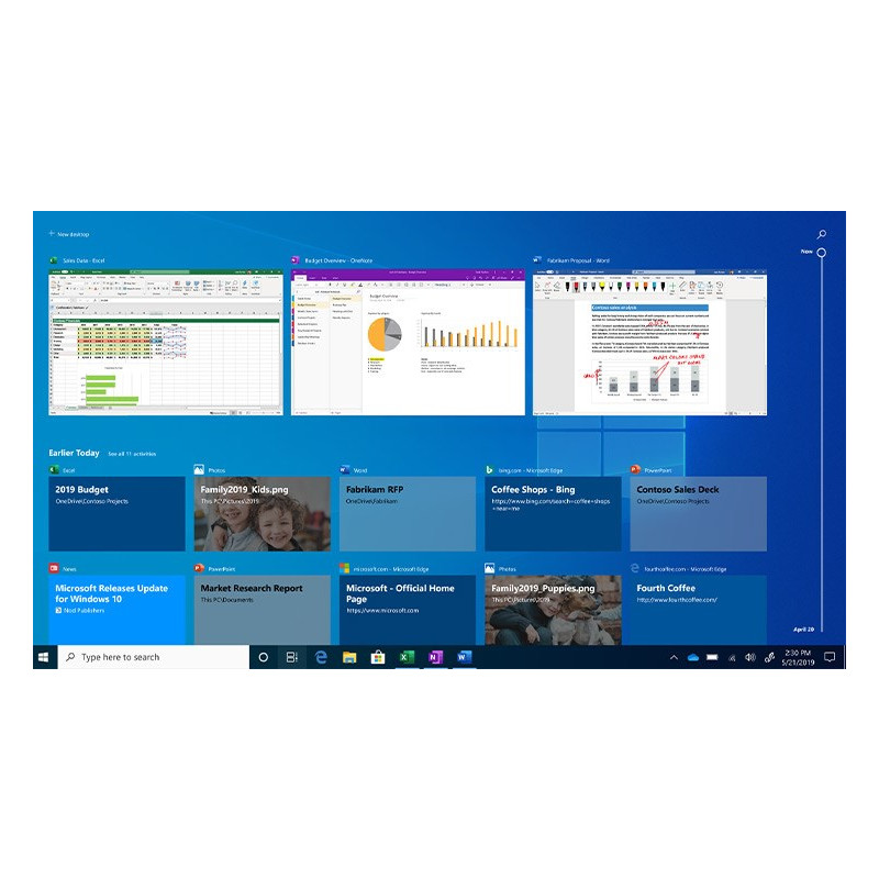 Produktbild för Microsoft Windows 10 Pro 1 licens/-er