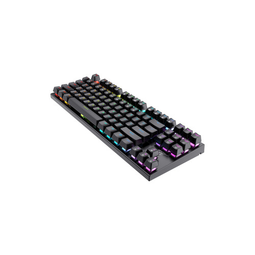 Havit Havit KB857 TKL RGB Gaming Keyboard tangentbord USB QWERTY Nordic Svart