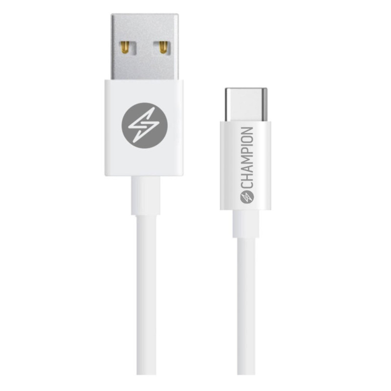 Produktbild för USB-A till USB-C Kabel 1m Vit