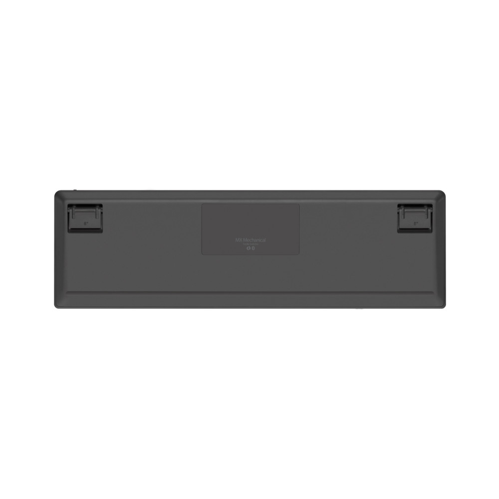 Produktbild för Logitech MX Mechanical tangentbord Trådlös RF + Bluetooth QWERTY Dansk, Finsk, Norsk, Svensk grafit, Grå