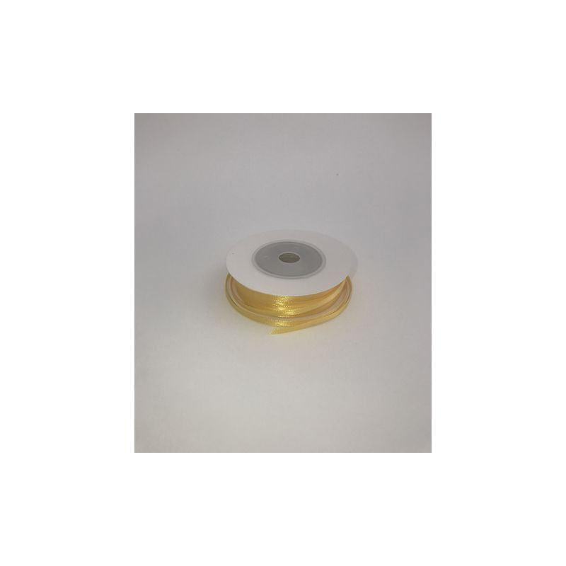 Produktbild för Satinband 3mmx30m gul