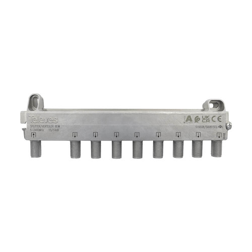 Televes Splitter F-connector 8-way 5-2400 MHz