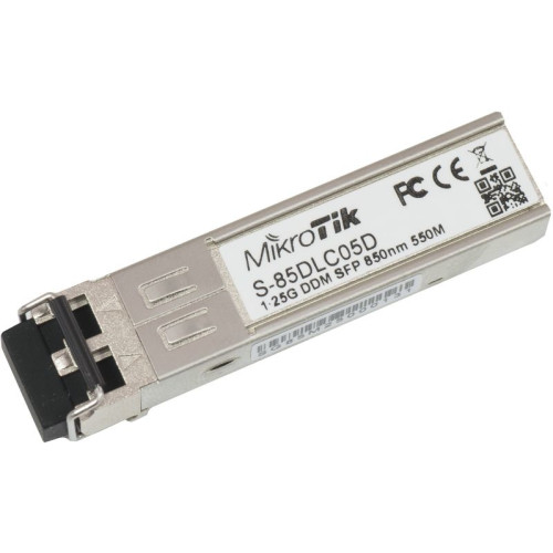 MikroTik Mikrotik S-85DLC05D transceiver-moduler för nätverk 1250 Mbit/s SFP 850 nm
