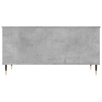 Produktbild för Soffbord betonggrå 90x44,5x45 cm konstruerat trä