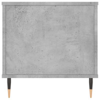 Produktbild för Soffbord betonggrå 90x44,5x45 cm konstruerat trä