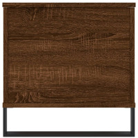 Miniatyr av produktbild för Soffbord brun ek 90x44,5x45 cm konstruerat trä