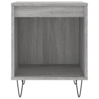 Produktbild för Sängbord grå sonoma 40x35x50 cm konstruerat trä