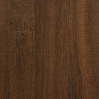 Produktbild för Soffbord brun ek 90x49x45 cm konstruerat trä
