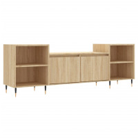 Produktbild för Tv-bänk sonoma-ek 160x35x55 cm konstruerat trä