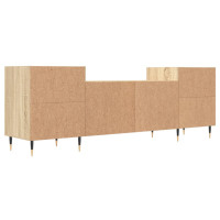 Produktbild för Tv-bänk sonoma-ek 160x35x55 cm konstruerat trä