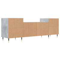 Produktbild för Tv-bänk betonggrå 160x35x55 cm konstruerat trä