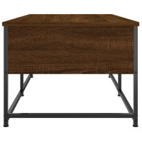 Produktbild för Soffbord brun ek 100x51x40 cm konstruerat trä