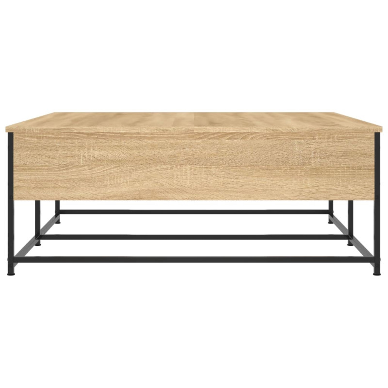 Produktbild för Soffbord sonoma-ek 100x99x40 cm konstruerat trä