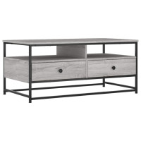Produktbild för Soffbord grå sonoma 100x51x45 cm konstruerat trä