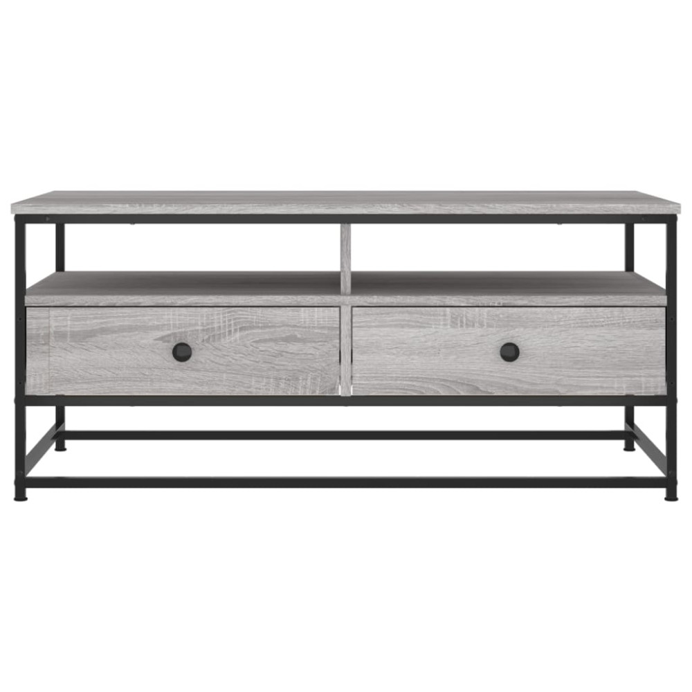 Produktbild för Soffbord grå sonoma 100x51x45 cm konstruerat trä