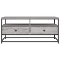 Produktbild för Soffbord grå sonoma 100x51x45 cm konstruerat trä