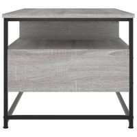 Produktbild för Soffbord grå sonoma 100x51x45 cm konstruerat trä