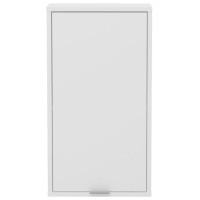 Produktbild för FMD Badrumsskåp väggmonterat 36,8x17,1x67,3 cm vit