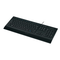 Produktbild för Logitech Corded K280e - tangentbord - USA, internationellt Inmatningsenhet