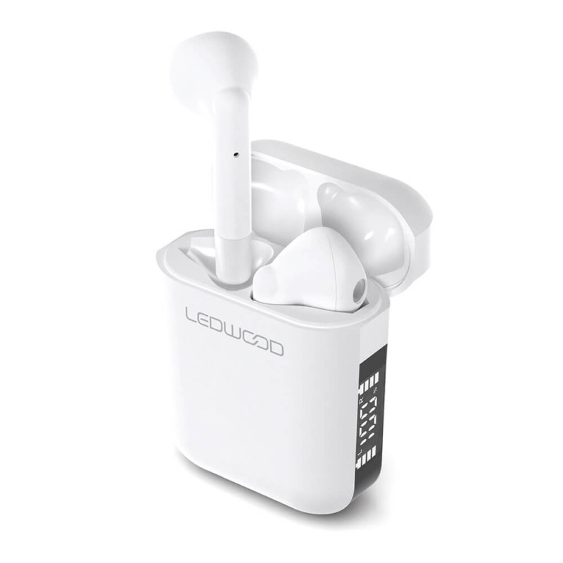 Produktbild för Headphone Apollo TWS True Wireless In-Ear White Mic