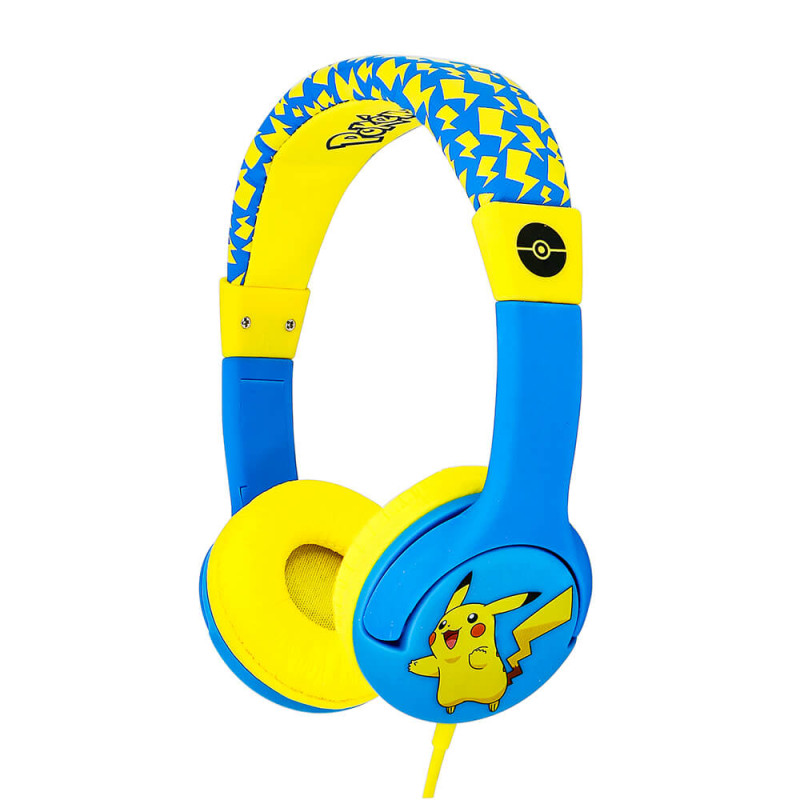 Produktbild för Hörlur Junior On-Ear 85dB Pikachu