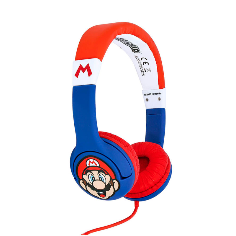 Produktbild för SUPER MARIO Hörlur Junior On-Ear 85dB Mario