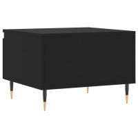 Produktbild för Soffbord svart 50x46x35 cm konstruerat trä