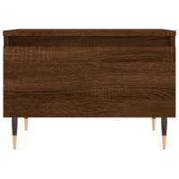 Produktbild för Soffbord brun ek 50x46x35 cm konstruerat trä