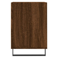 Produktbild för Tv-bänk brun ek 100x35x55 cm konstruerat trä