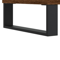 Produktbild för Tv-bänk brun ek 100x35x55 cm konstruerat trä