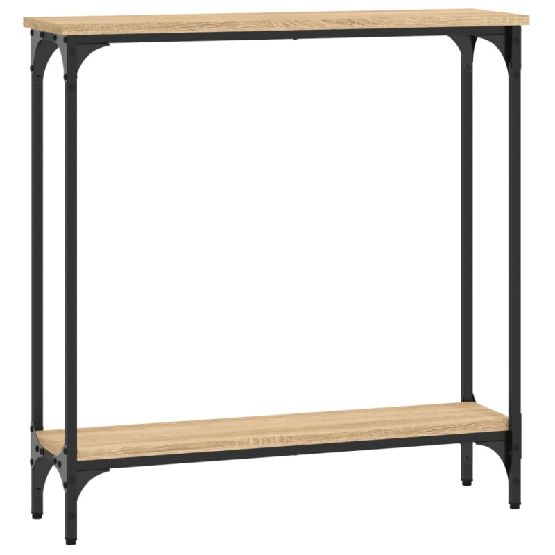 Produktbild för Avlastningsbord sonoma-ek 75x22,5x75 cm konstruerat trä