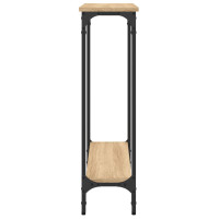 Produktbild för Avlastningsbord sonoma-ek 75x22,5x75 cm konstruerat trä