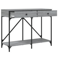 Produktbild för Avlastningsbord grå sonoma 100x39x78,5 cm konstruerat trä
