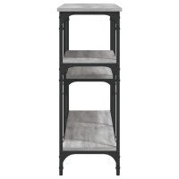 Produktbild för Avlastningsbord grå sonoma 160x29x75 cm konstruerat trä