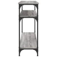 Produktbild för Avlastningsbord grå sonoma 100x29x75 cm konstruerat trä