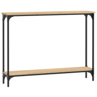 Produktbild för Avlastningsbord sonoma-ek 100x22,5x75 cm konstruerat trä