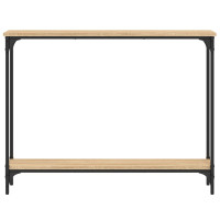 Produktbild för Avlastningsbord sonoma-ek 100x22,5x75 cm konstruerat trä