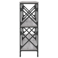 Produktbild för Avlastningsbord grå sonoma 156x28x80,5 cm konstruerat trä