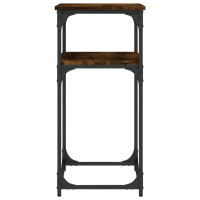 Produktbild för Avlastningsbord rökfärgad ek 75x35,5x75 cm konstruerat trä