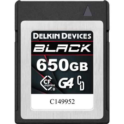 DELKIN Delkin CFexpress BLACK R1800/W1560 (G4) 650GB
