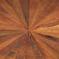 Produktbild för Soffbord 2 st massivt återvunnet trä och järn