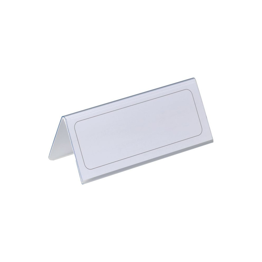 Produktbild för Bordsskylt DURABLE 210x61mm 25/fp