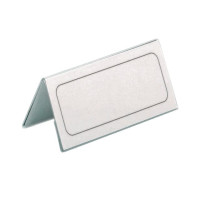 Produktbild för Bordsskylt DURABLE 210x61mm 25/fp
