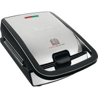 Produktbild för Tefal SW852D12 smörgåsgrill 700 W Svart, Rostfritt stål