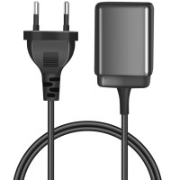 Produktbild för USB-laddare 1xUSB-A + 1xUSB-C med fast kabel 1,5m GaN 30W
