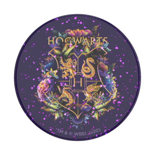 POPSOCKETS PopGrip Licensed Glitter Hogwarts Floral