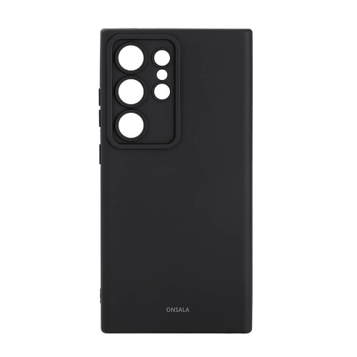 ONSALA Backcover Sil Touch Samsung S24 Ultra 5G Black